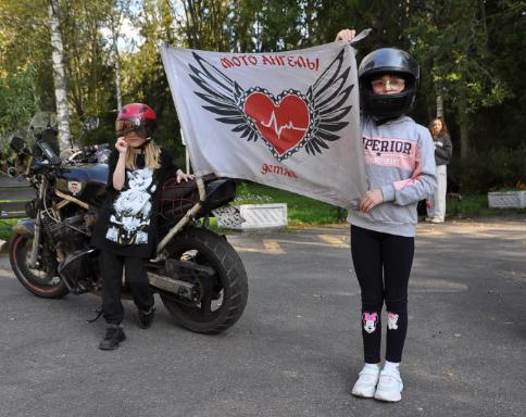 «МотоАнгелыДетям» вновь приехали к нам в гости.